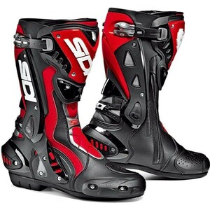 SIDI RACING ST BOOTS ブラック/レッド BK/RED サイズ41　26.0cm シディ エスティー レーシング ブーツ 靴 シューズ