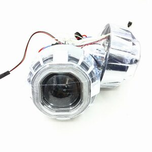 HID プロジェクター 3.0インチ ヘッドライト フォグランプ CCFL リング 付き 埋め込み 12v ｃ