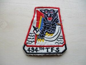 【送料無料】レプリカ494TH TFSベトナム戦争 パッチ刺繍ワッペン/トラ虎タイガーATCHナム戦ma1米軍アメリカ軍TATTOO南ベトナム軍Army M84