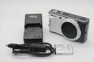 【返品保証】 ペンタックス Pentax Optio VS20 ホワイト 20x バッテリー チャージャー付き コンパクトデジタルカメラ s9144