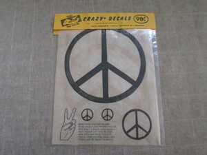 USA製 ビンテージ ７０S ピースマーク 新品 アイロンプリント DEADSTOCK 古着 VINTAGE hippie ヒッピー PEACE ピーターマックス PETERMAX