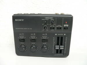 #3763B　SONY　マイクロホンミキサー　MX-70E　通電OK　本体のみ 