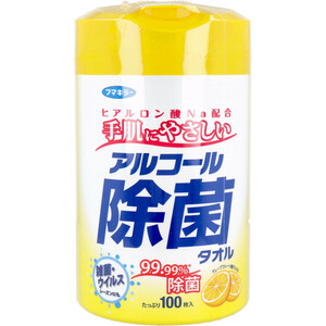 まとめ得 フマキラー アルコール除菌タオル 本体 100枚入 x [15個] /k