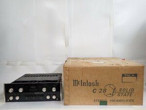 McIntosh マッキントッシュ C28 プリアンプ/コントロールアンプ 元箱付 ∴ 6DF93-1