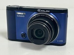 3h CASIO カシオ EXILIM HS EZ-ZR1600 コンパクトデジタルカメラ 青 ブルー 