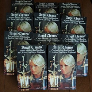 エンジェルチャイム クリスマス キャンドル Angel Chimes Original Swedish Christmas Decoration With 4 Candles まとめ売り