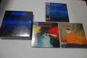 送料無料 新品◆SEAWIND(シーウィンド) 紙ジャケ Blu-spec CD 3枚セット 特典BOX付 REUNION WINDOW OF A CHILD◆紙ジャケット AOR レア