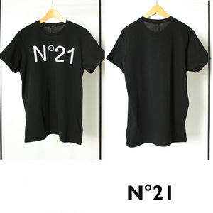 N°21 ヌメロヴェントゥーノ　キッズ　ロゴプリントTシャツ　ブラック　大人もOK サイズ16Y　N21 numero ventuno