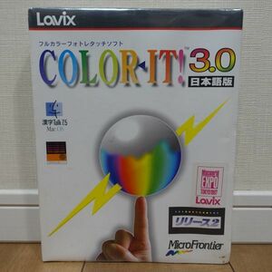 COLOR IT! 3.0 日本語版 フルカラーフォトレタッチソフト Mac 未開封