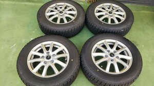 ★☆名古屋発 中古★再値上げ【引取りOK】195/65R15 ブリヂストン アイスパートナー2 2022年 6Jx15 5/114.3 +53 美品 ノア エスクァイア