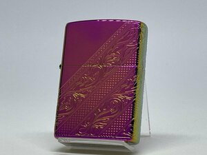 送料無料 ZIPPO[ジッポー]4面連続加工 ARABESQUE DESIGN アラベスクデザイン レインボー 2TIR-LUXURYCUT