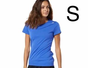 送料無料 新品 Reebok Tシャツ ランニング ブルー S M DP6608