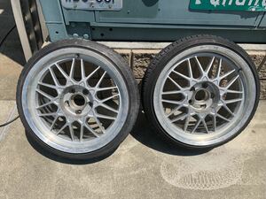 BBS 18インチ　9J ＋42 RG115 2本セット　中古　ドリフト