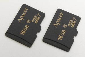 16GB microSDHCカード Apacer　●2枚セット●