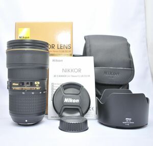 Nikon ニコン 標準ズームレンズAF-S NIKKOR 24-70mm f/2.8E ED VR フルサイズ対応