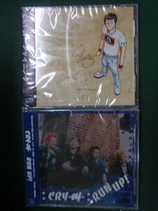 未開封CD　2枚　CRY-叫-　シングル「シャイニング」＋アルバム「RUN UP!」　クライ/叫び cf.横道坊主