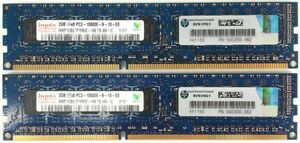 【2GB×2枚セット】Hynix PC3-10600E 計4GB 1R×8 or 2R×8 中古メモリー サーバー用 DDR3 ECC 即決 動作保証【送料無料】
