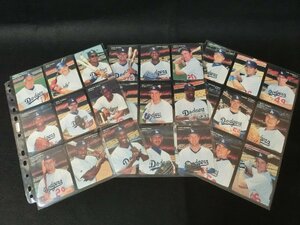 BSY040)MLBカード/マザーズクッキー/マザーズカード/1995/ドジャース/28of28/28枚コンプリートセット/