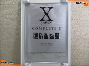 ポス43 非売品？ X JAPAN COMPLETE Ⅱ 販促用 ポスター 515×728mm B2