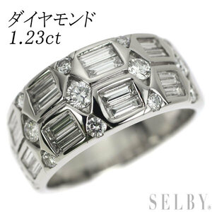 Pt900 ダイヤモンド リング 1.23ct 最終 出品6週目 SELBY