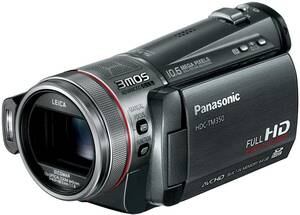 パナソニック デジタルハイビジョンビデオカメラ メタリックグレー HDC-TM3(中古品)