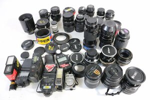 【ト足】 ニコン NIKON KENKO LEICA MAMIYA ハクバ OTTO カメラレンズ フラッシュ ストロボ 等 まとめ CC000CHH34