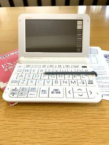 カシオ 電子辞書 EX-word XD-Z4700 DATAPLUS10 カラー:ホワイト ケース取説付き 高校生モデル