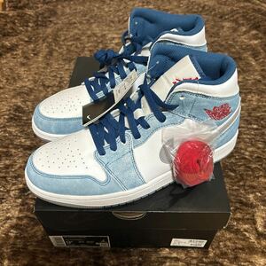 Nike Air Jordan 1 Mid SE 27.5 ナイキ エアジョーダン1 ミッド SE ハイパーロイヤル/レッド　