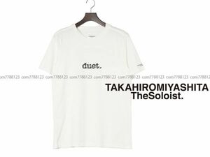 保管品1.8万《TAKAHIRO MIYASHITA The Soloist》DUET.白金BIOTOPビオトープ Tシャツ ロゴ ソロイスト ホワイト メンズ 半袖 カットソー