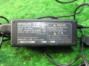 HITACHI　ACアダプタ　PC-AP7900　19V　3.42A