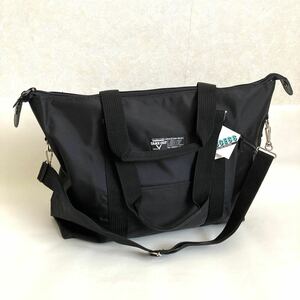 2wayバッグ ACCESS FULLTIME NETWORK 旅行カバン ショルダーバッグ 旅行バッグ 肩かけ鞄 ブラック 日本製 未使用品