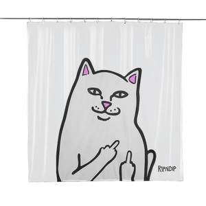 RIPNDIP "Lord Nermal Shower Curtain (Clear)" リップンディップ　シャワーカーテン