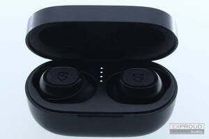 良品★R03 SOUNDPEATS サウンドピーツ ブラック Truefree2 Bluetooth カナル型 ワイヤレスイヤホン IPX7防水 快適装着感 動作確認済み