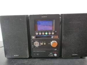 SONY ソニー CMT-M35WM システムコンポ ミニコンポ オールインワンコンポ ブラック CD MD リモコン付