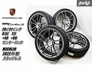 ●タイヤ新品 ポルシェ 純正 992 911 ターボS 20インチ 21インチ 8.5J 11J +40 +66 MICHLIN オールシーズンタイヤ ホイール 4本 GT3 GT2