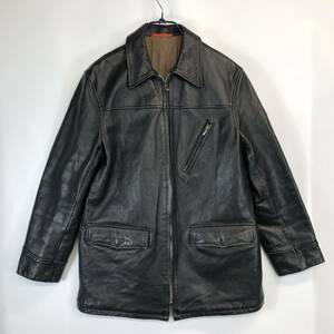 Paul Smith ポールスミス 牛革レザージャケット 中綿入り ブラック Mサイズ 90s 00s