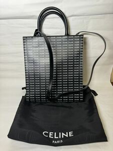 CELINE ブラック トートバッグ 