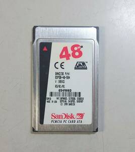 KN4442 【ジャンク品】 SanDisk PCカード 48MB PCMCIA PC CARD ATA