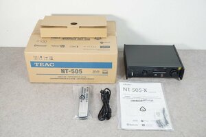 [NZ][E4329910] 美品 TEAC ティアック NT-505 USB DAC/ネットワークプレーヤー リモコン、取扱説明書、元箱等付き
