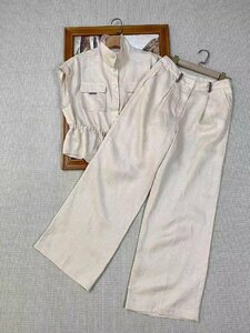 ブルネロクチネリ　BRUNELLO CUCINELLI レディース　セットアップ　2点　スラックス　ズボン　タンクトップ　S－L　サイズ選択可能　3923