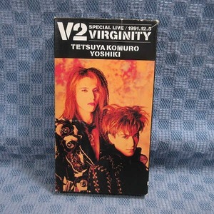 M661● 小室哲哉 YOSHIKI / V2 SPECIAL LIVE「VIRGINITY」VHSビデオ / X-JAPAN / TMN