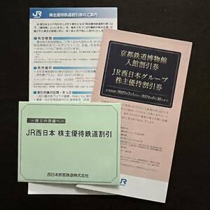 JR西日本 株主優待 割引券 2024年6月30日 期限