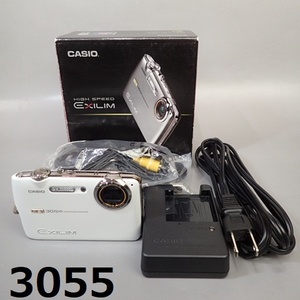 FK-3055◆CASIO　EXILIM HS EX-FS10 バッテリー欠品　美品　コンデジ