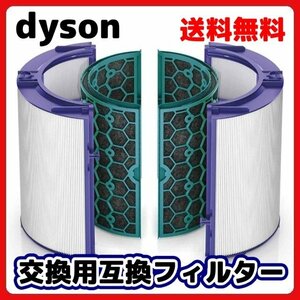 (A) ダイソン Dyson 互換 フィルター 1セット 空気清浄機 ファン交換用 脱臭 HEPA 集じん DP04 TP04 TP05 HP04 HP05 用