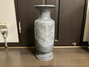 ☆大理石・花瓶・特大・飾り壺・置物・壺 骨・董品☆