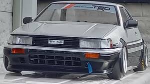 TOYOTA　AE86　2Dr　LEVIN　PANDORA RC　前期バンパー仕様　グリル改　1/10　ラジコンボディ　新品未使用　塗装済み