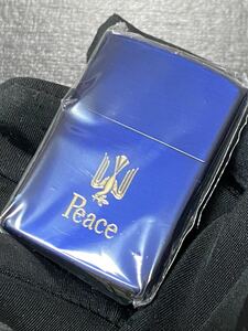 zippo ピース ブルーチタン 限定品 希少モデル 2020年製 ② Peace