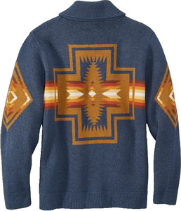 即決！PENDLETON ペンドルトン コットンハーディング ショールカラー カーディガン　Ｌ