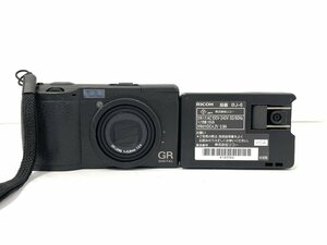 【中古】RICOH リコー　GR DIGITAL デジタルカメラ　マットブラック　予備バッテリー付