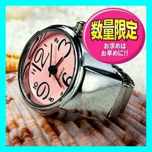 新品　未使用◆　レディース 腕時計 リングウォッチ 指輪時計 指時計 アナログ 指輪　文字盤直径約2.4cm 文字盤厚度約0.8cm バンド4.8-6cm